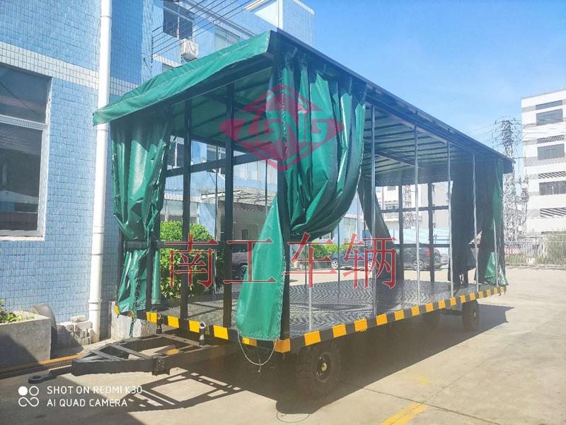 15吨雨篷双牵引华体会（中国）篷式工具周转拖车
