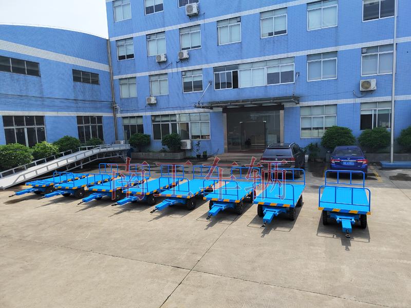 3吨无动力牵引华体会（中国）组前后可拆护栏