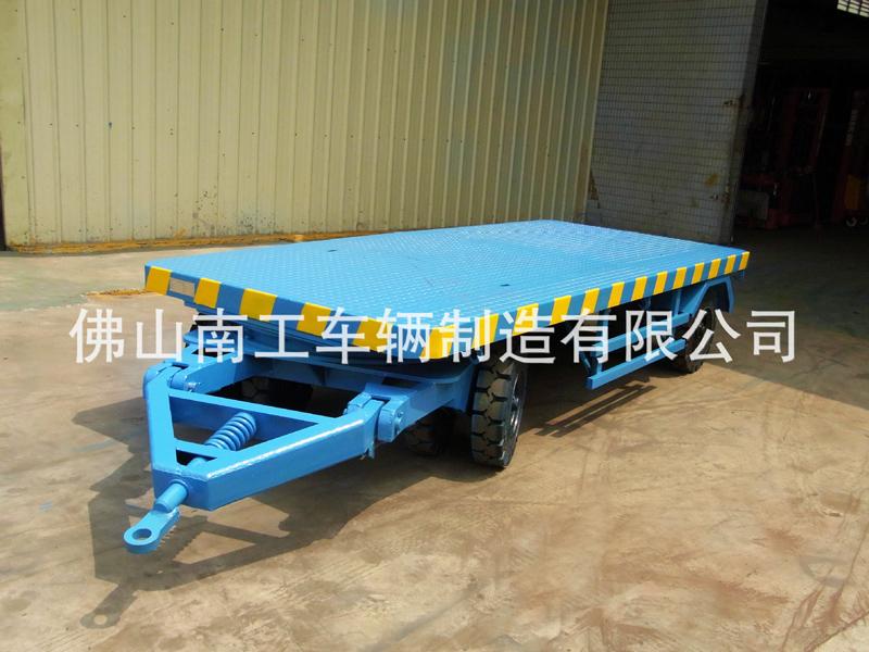 叉车牵引工业平板车 工厂车间周转用10吨华体会（中国）