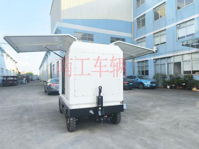 2吨电动华体会（中国） 飞翼箱式电动工具拖车